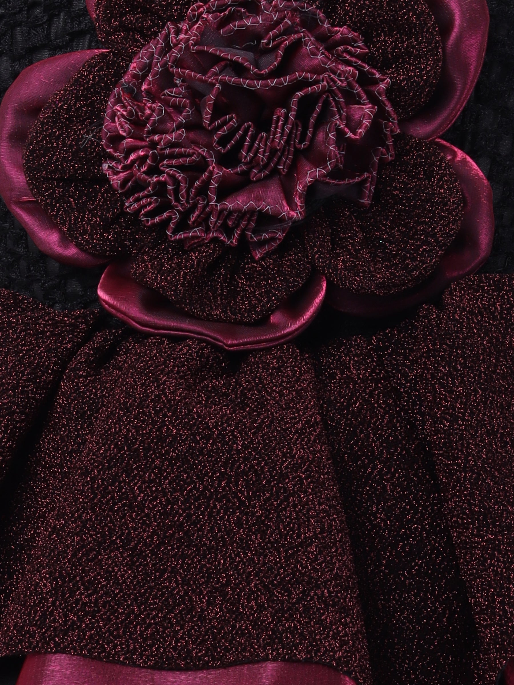 "Chic, Bold & Beautiful – Perfect Tutu Party Gown with Statement Floral Detail."