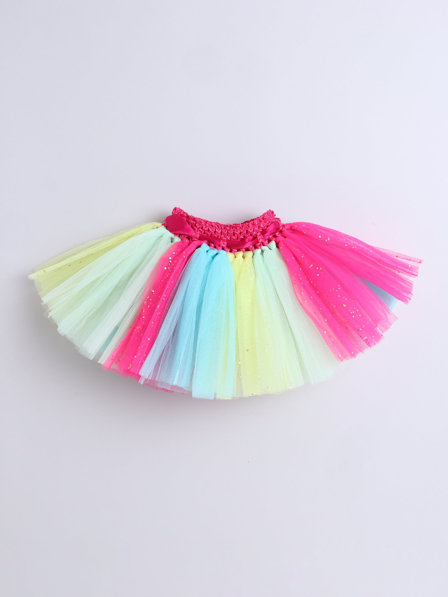Baby Shark 3-Piece Baby Girl Rainbow Tutu Set