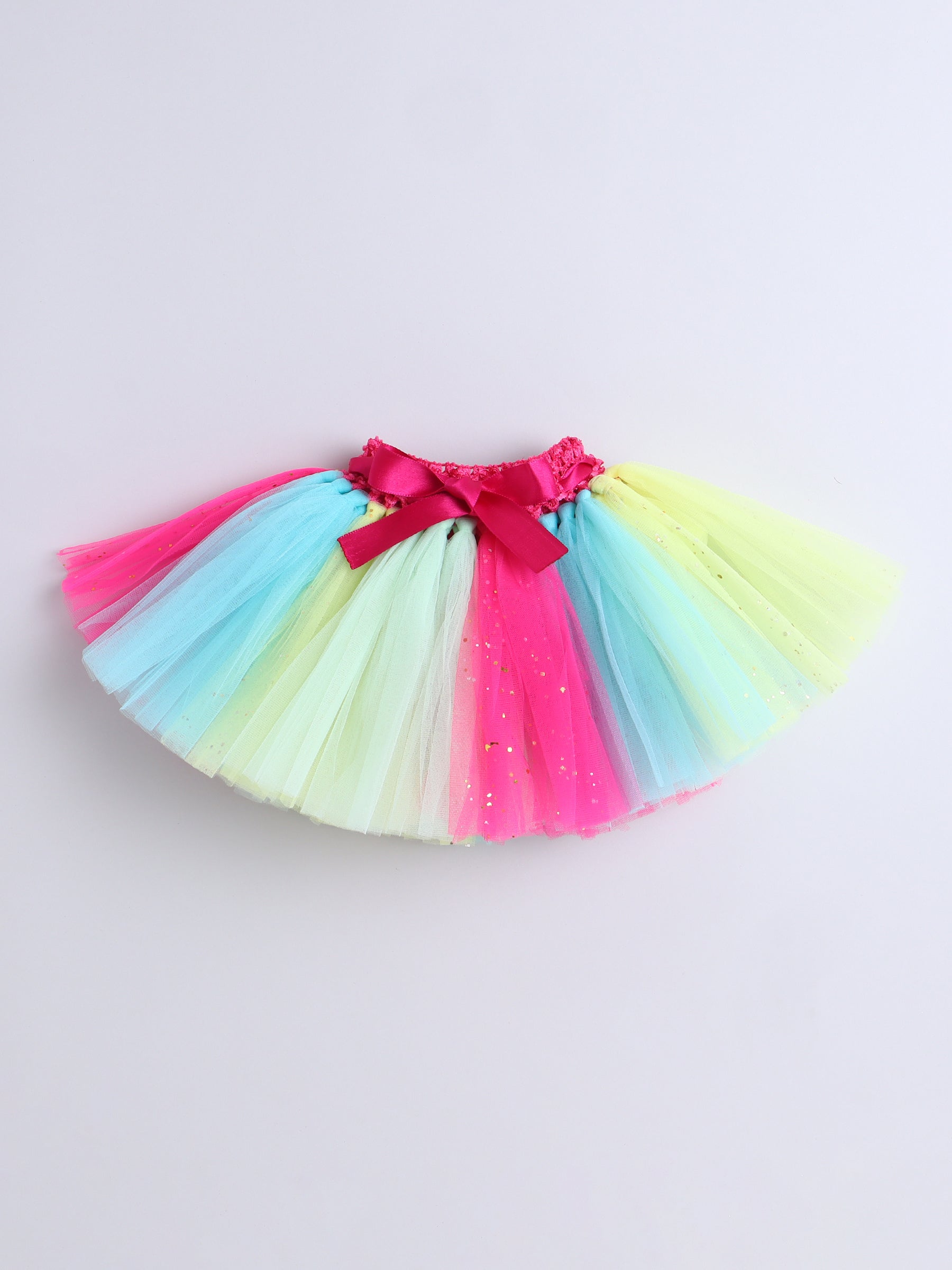 Baby Shark 3-Piece Baby Girl Rainbow Tutu Set