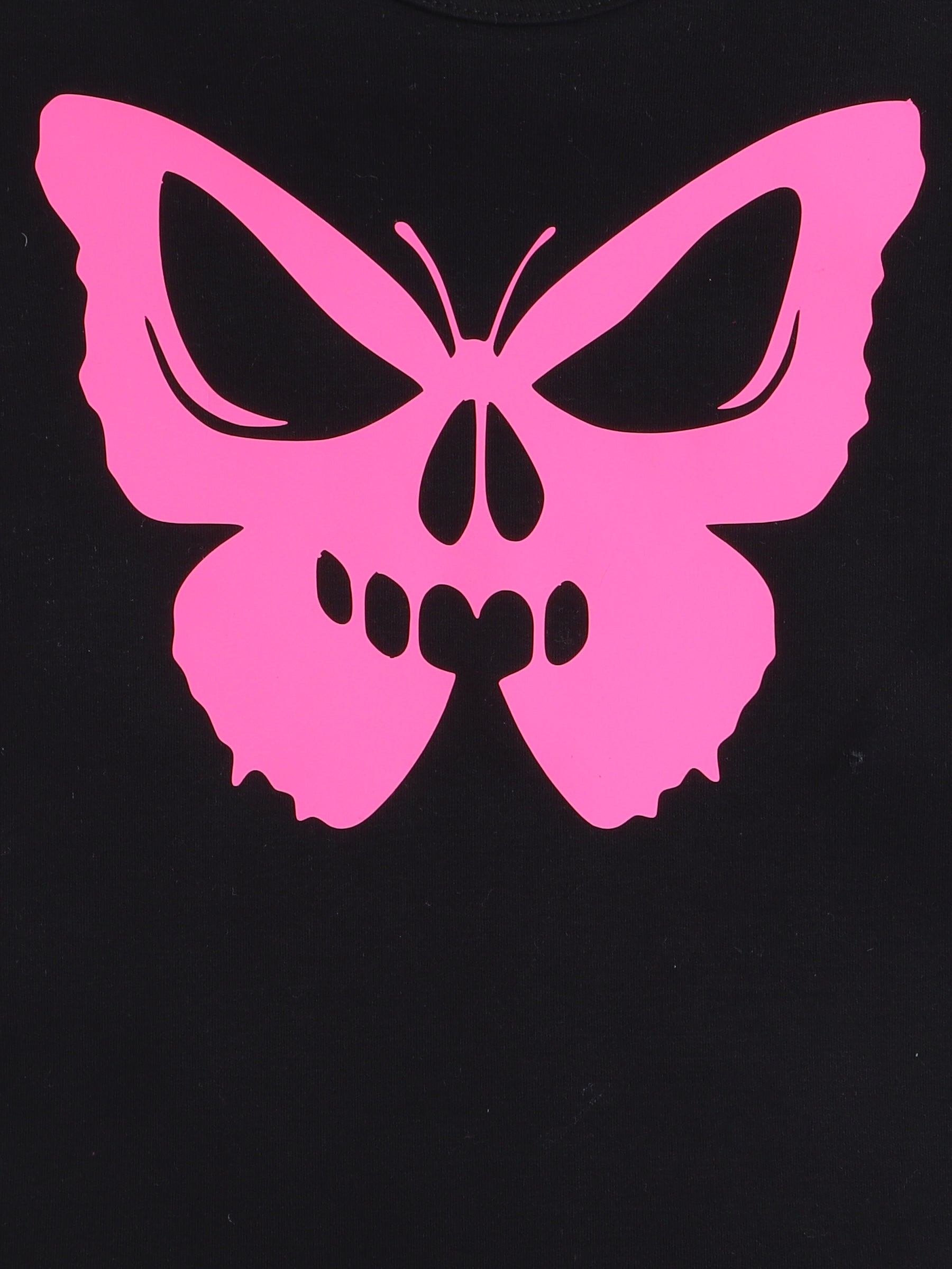 Pink Skull Butterfly Tutu Set for Baby Girls