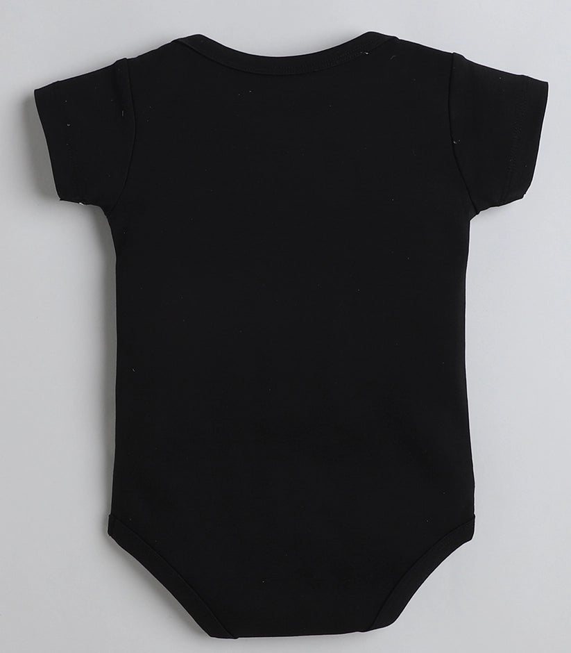 Tiny Miny mee boys printed bodysuit - Black