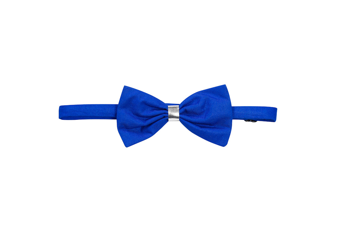 GLACE COTTON BABY BOY BIRTHDAY PHOTOSHOOT OUTFIT INCLUDES BLOOMER WITH GALLIES , CROWN AND BOW-BLUE