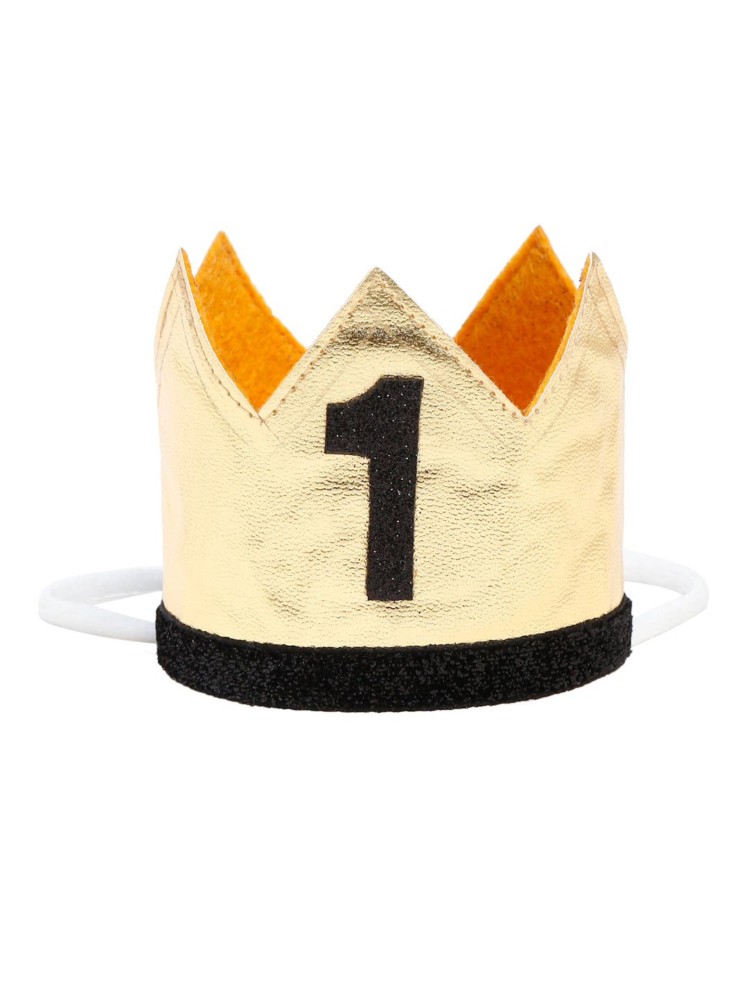 TINY MINY MEE GLACE COTTON BABY BOY BIRTHDAY PHOTOSHOOT OUTFIT INCLUDES BLOOMER WITH GALLIES, CROWN AND BOW-BLACK