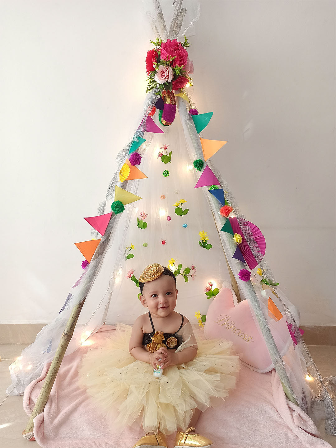TINY MINY MEE GOLDEN GLORY TUTU SET-GOLDEN