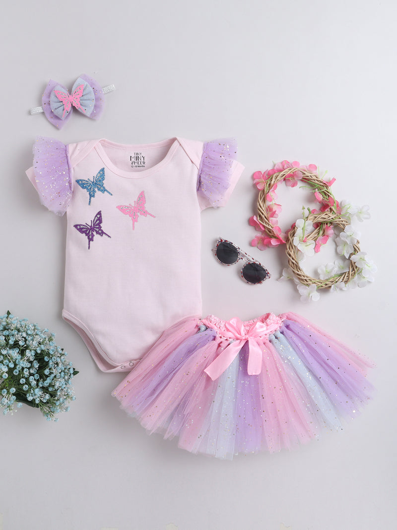 Flutter into cuteness with this pastel butterfly baby set — made for magical milestones and everyday twirls!