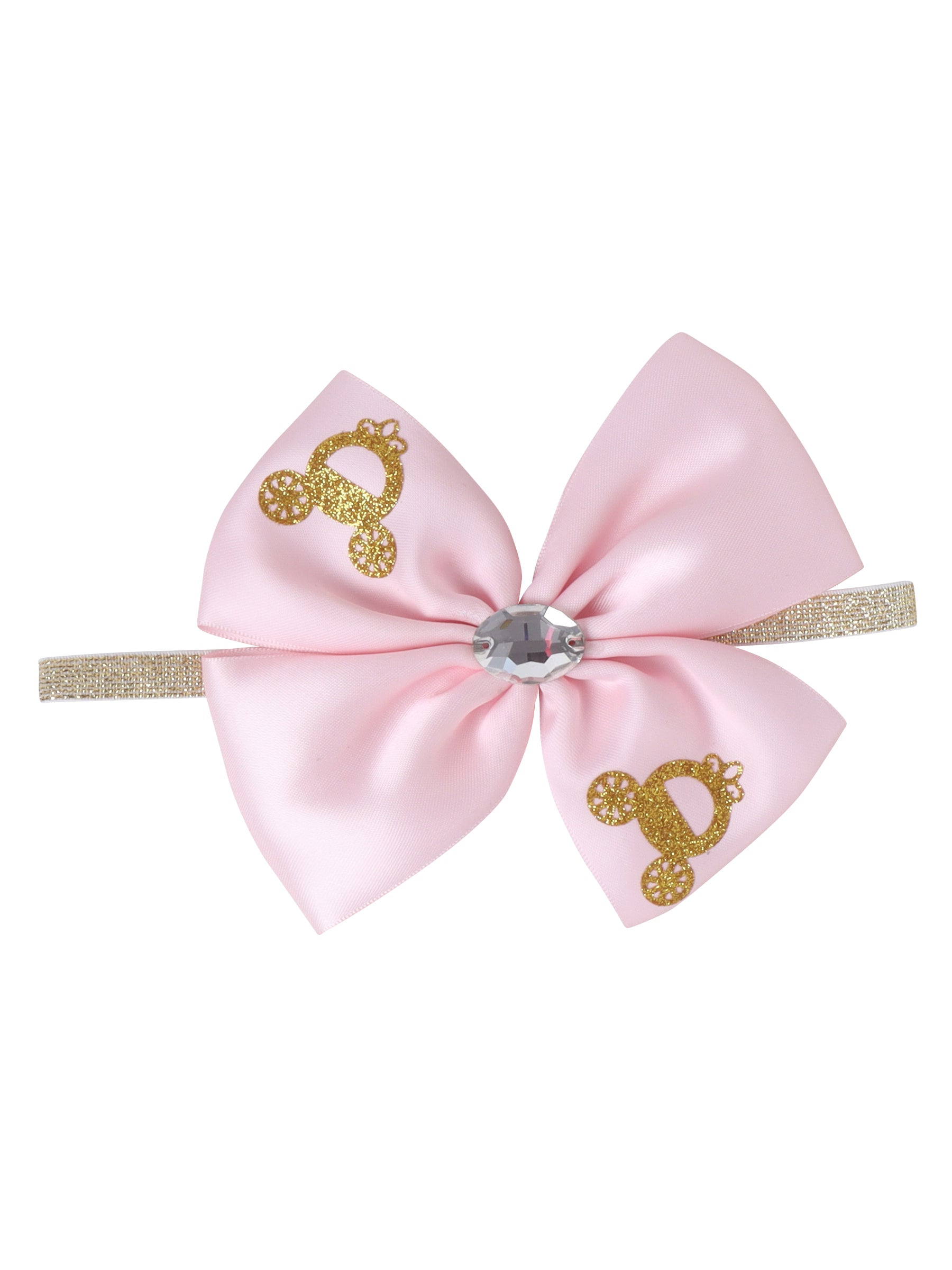 Fit for royalty, this adorable pink and gold baby set announces your little one’s arrival in true princess style!