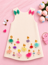 Girls Fairy Appliqué A-Line Dress