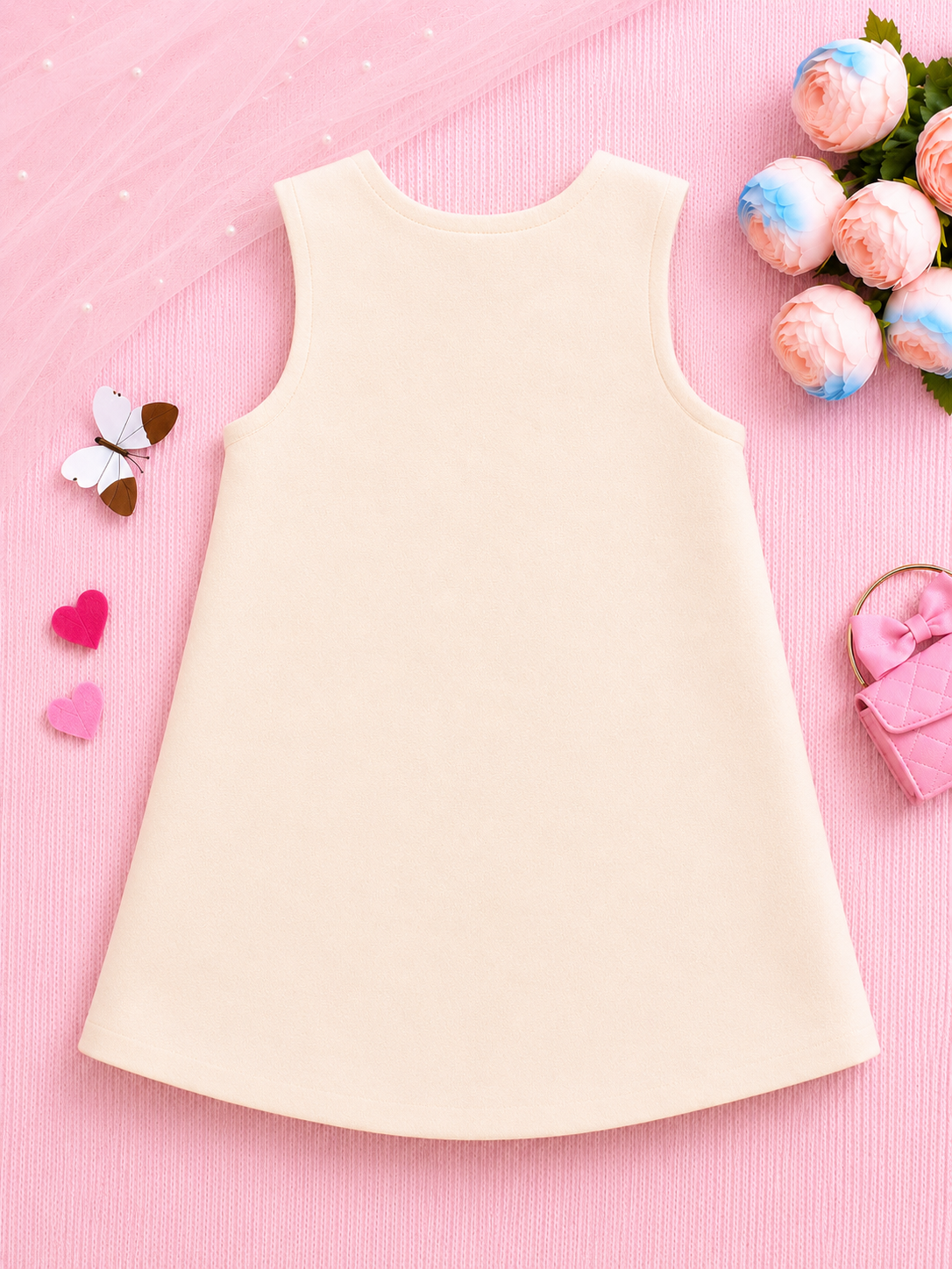 Girls Fairy Appliqué A-Line Dress
