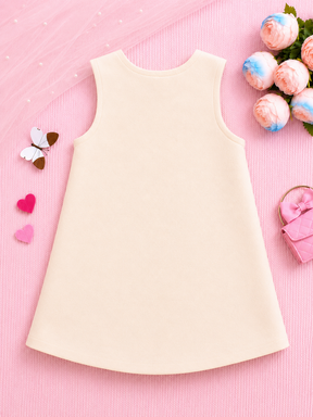 Girls Fairy Appliqué A-Line Dress