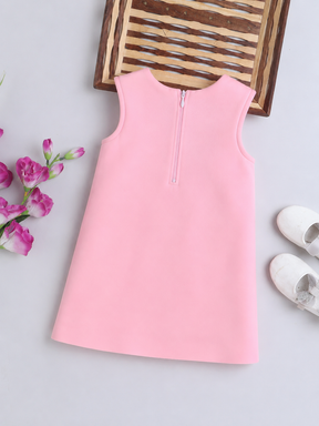 Girls Pink Princess Ballet Dress – Sleeveless Party Dress