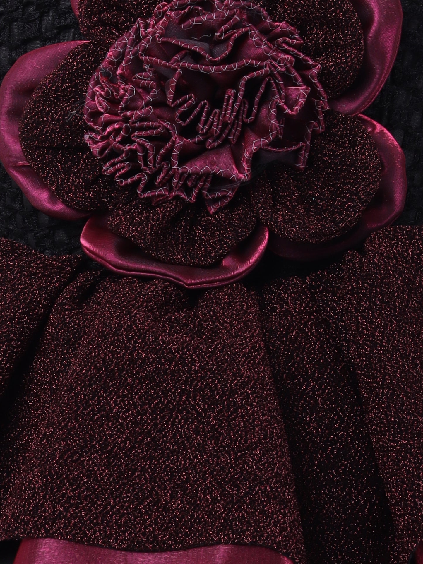 "Chic, Bold & Beautiful – Perfect Tutu Party Gown with Statement Floral Detail."