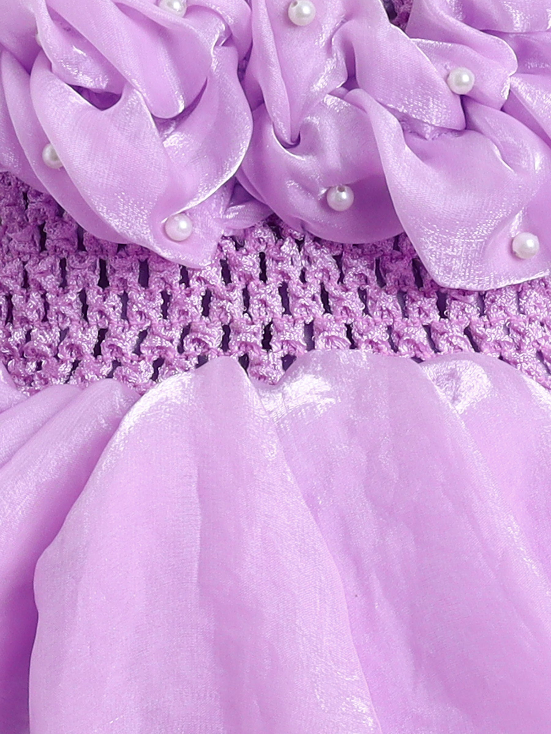 Pearl Blossom Tutu Birthday Dress For Baby Girl