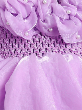 Pearl Blossom Tutu Birthday Dress For Baby Girl