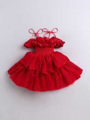 Pearl Blossom Tutu Birthday Dress For Baby Girl