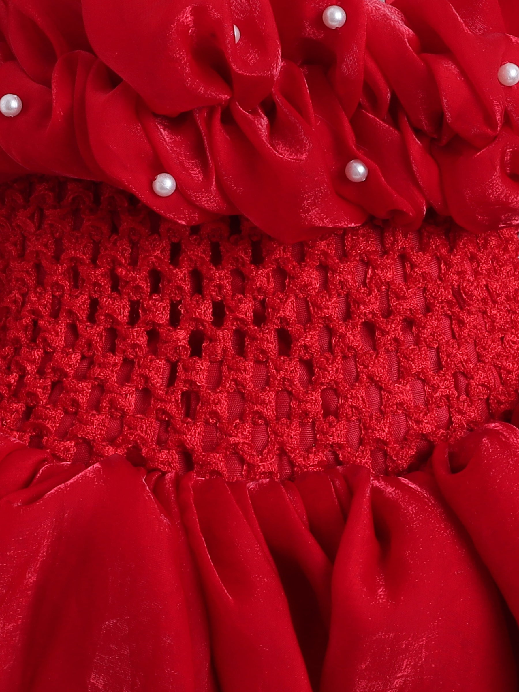 Pearl Blossom Tutu Birthday Dress For Baby Girl