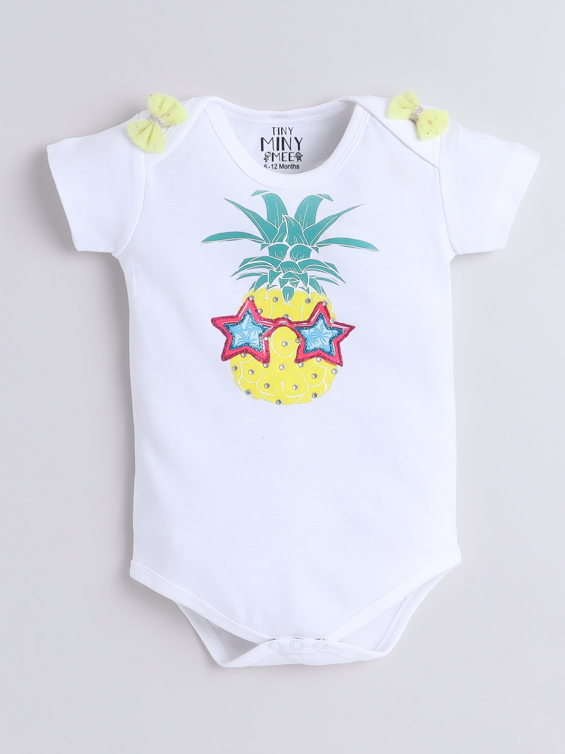 Pineapple Party 3-Piece Baby Girl Tutu Set