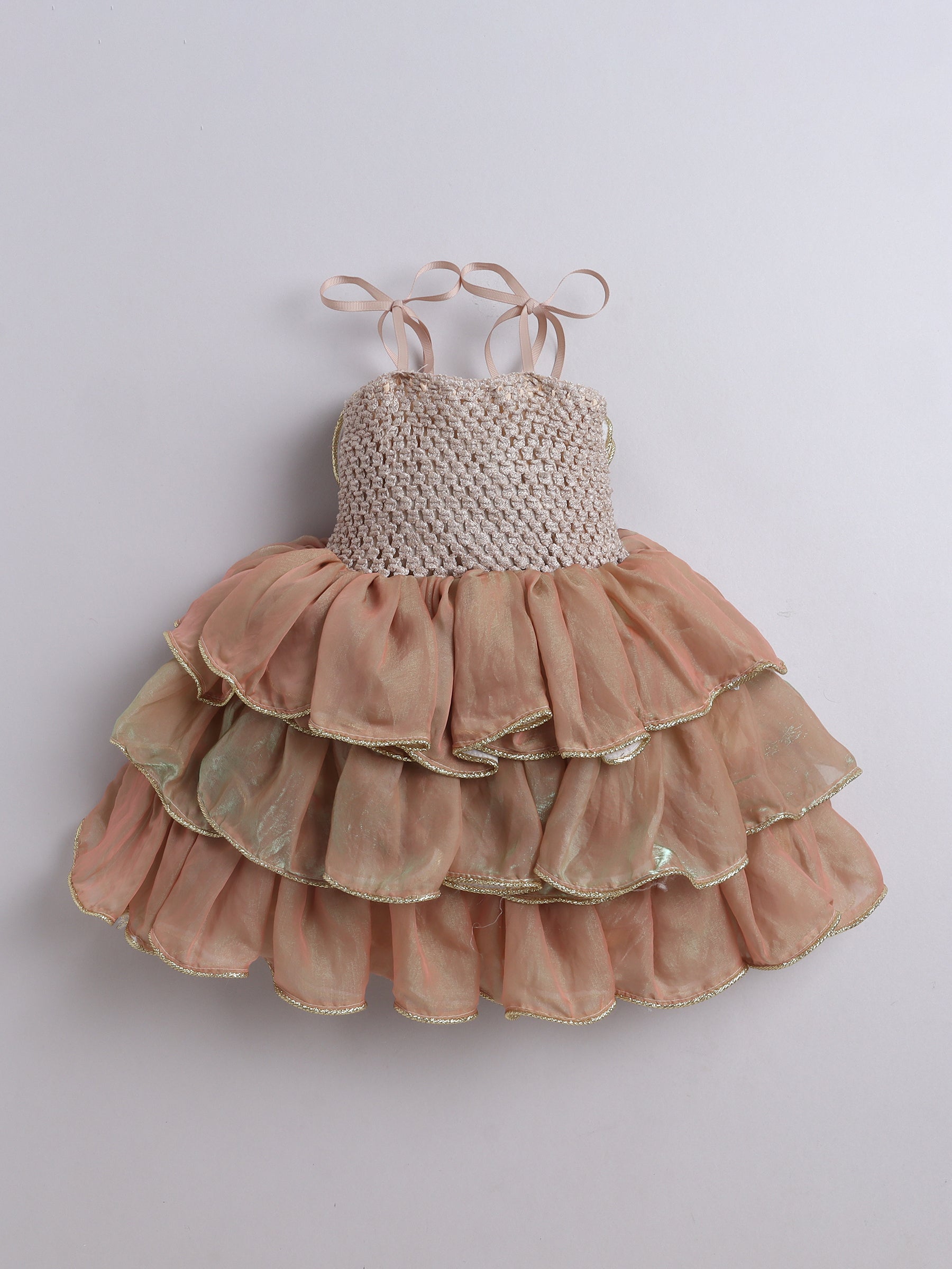 Rose Ruffle Party Layered Tutu Dress
