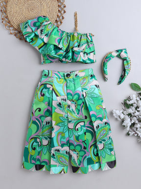 Stylish Printed Co-Ord Set for Girls