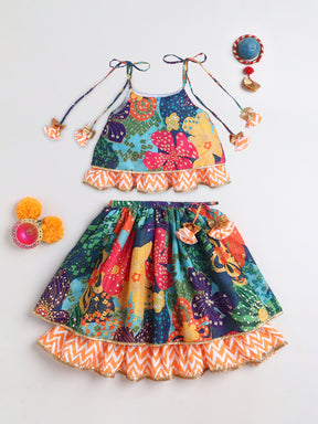 Rang Tarang Multicolour Printed Chaniya Choli