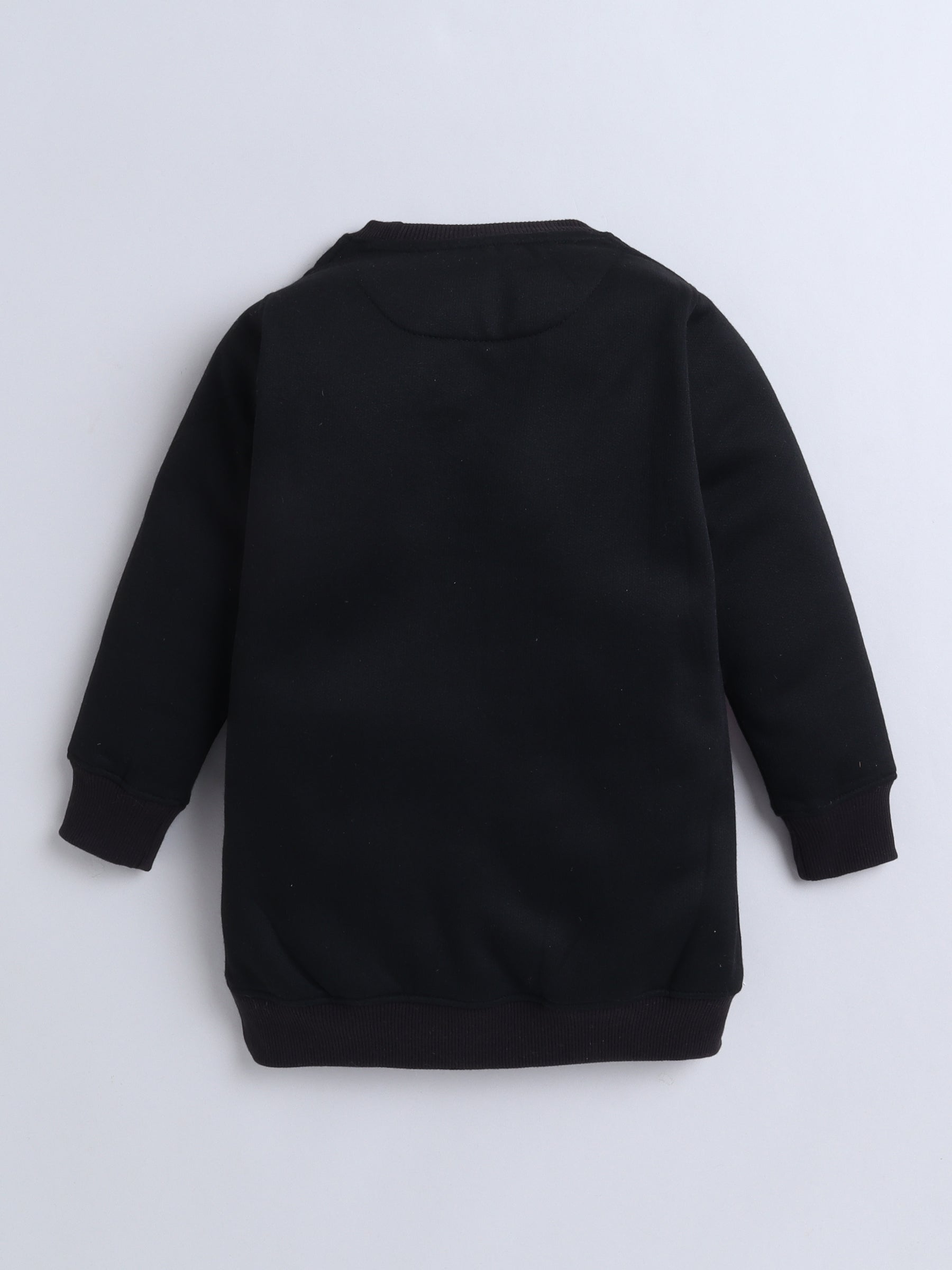 Rainbow Cloud Knee Length Sweatshirt Dress