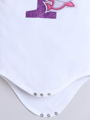 "Adorable Pink Shark 1st Birthday Outfit Set for Baby Girl"