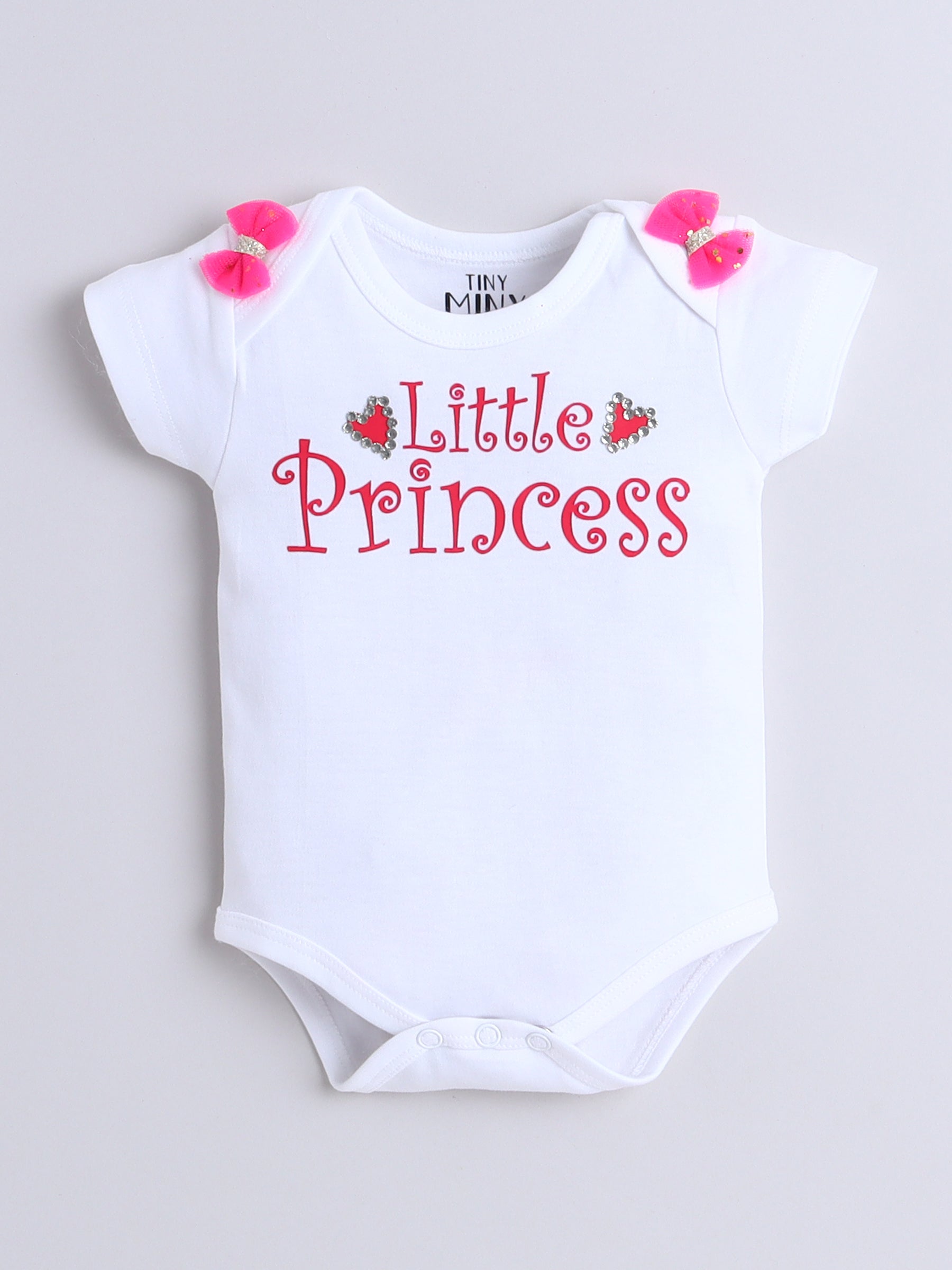 Little Princess 3-Piece Baby Girl Tutu Set – Hot Pink