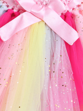 Half Birthday 3-Piece Baby Girl Tutu Set – Colorful Cupcake Theme