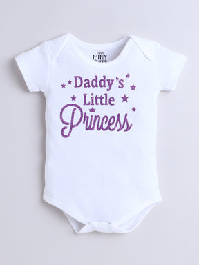 Daddy’s Little Princess 3-Piece Baby Girl Lavender Tutu Set