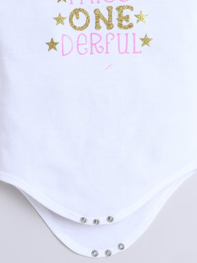 "Miss ONE-Derful 1st Birthday Outfit Set for Baby Girl"