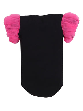 TINY MINY MEE PINKALICIOUS GIRL BODYSUIT, AND SKIRT SET- BLACK