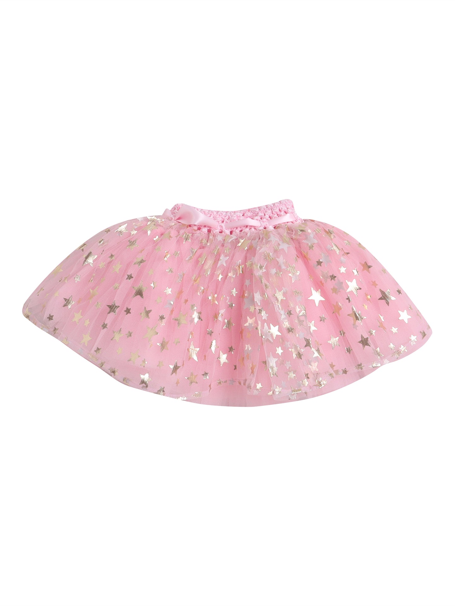 TINY MINY MEE SWAN FRILLED BODYSUIT , SKIRT AND HAIRBAND- PINK