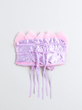 Pink & Lavender Knee-Length Party Gown for Girls