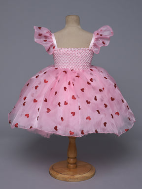 Sweetheart Sparkle Knee Length Tulle Dress