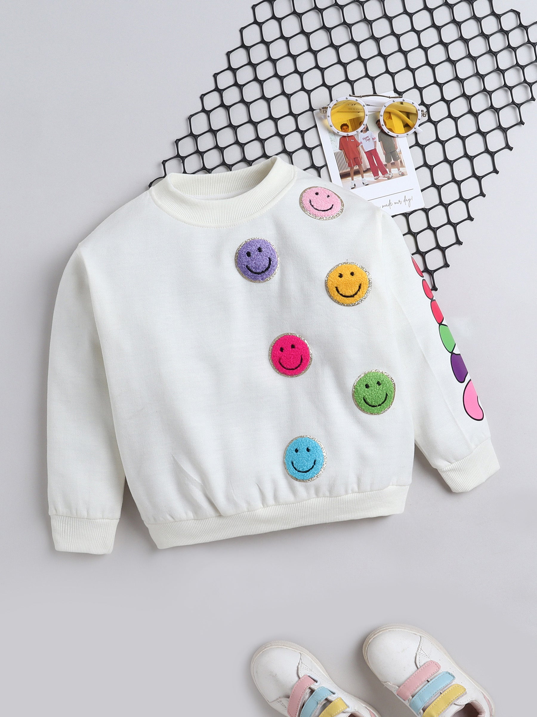 Rainbow Smile Sweatshirt for Boys & Girls