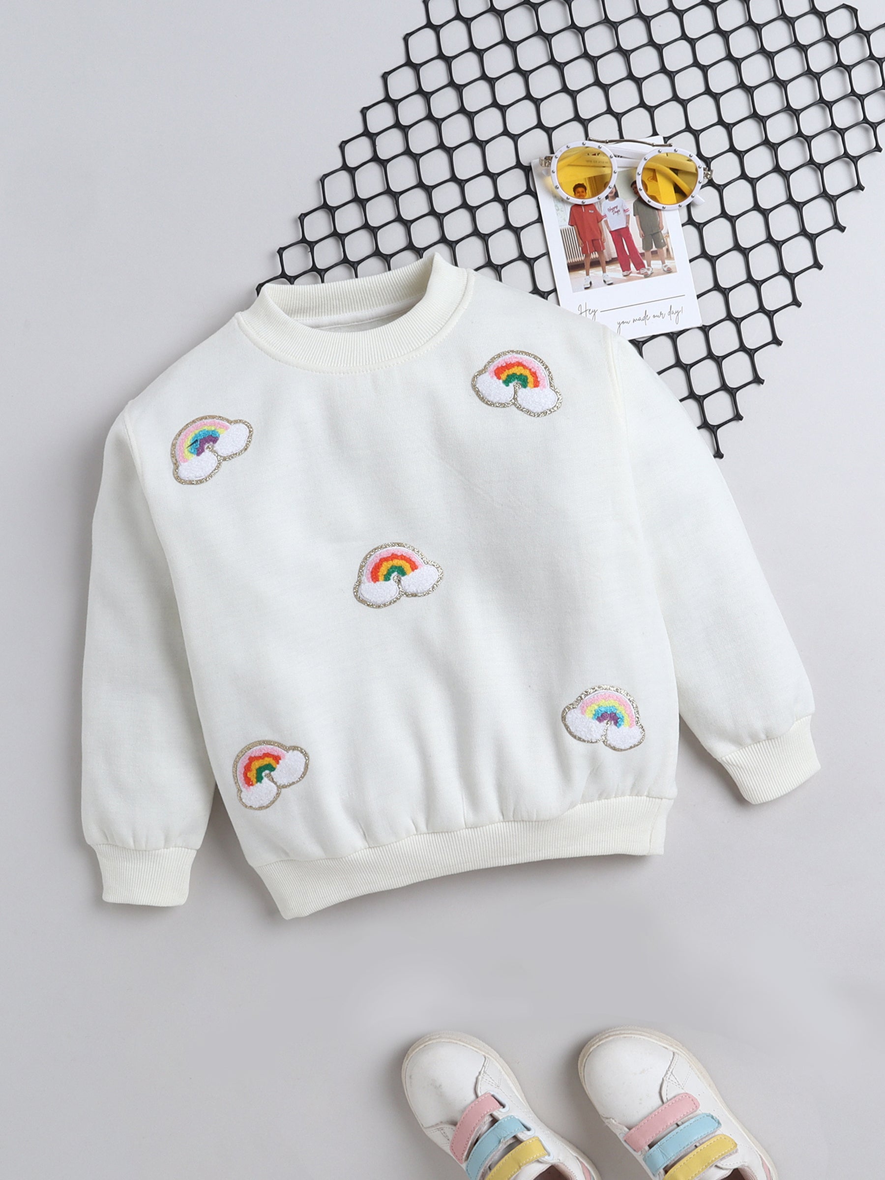 Rainbow Cloud Sweatshirt for Kids
