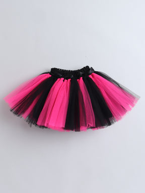 Pink Skull Butterfly Tutu Set for Baby Girls