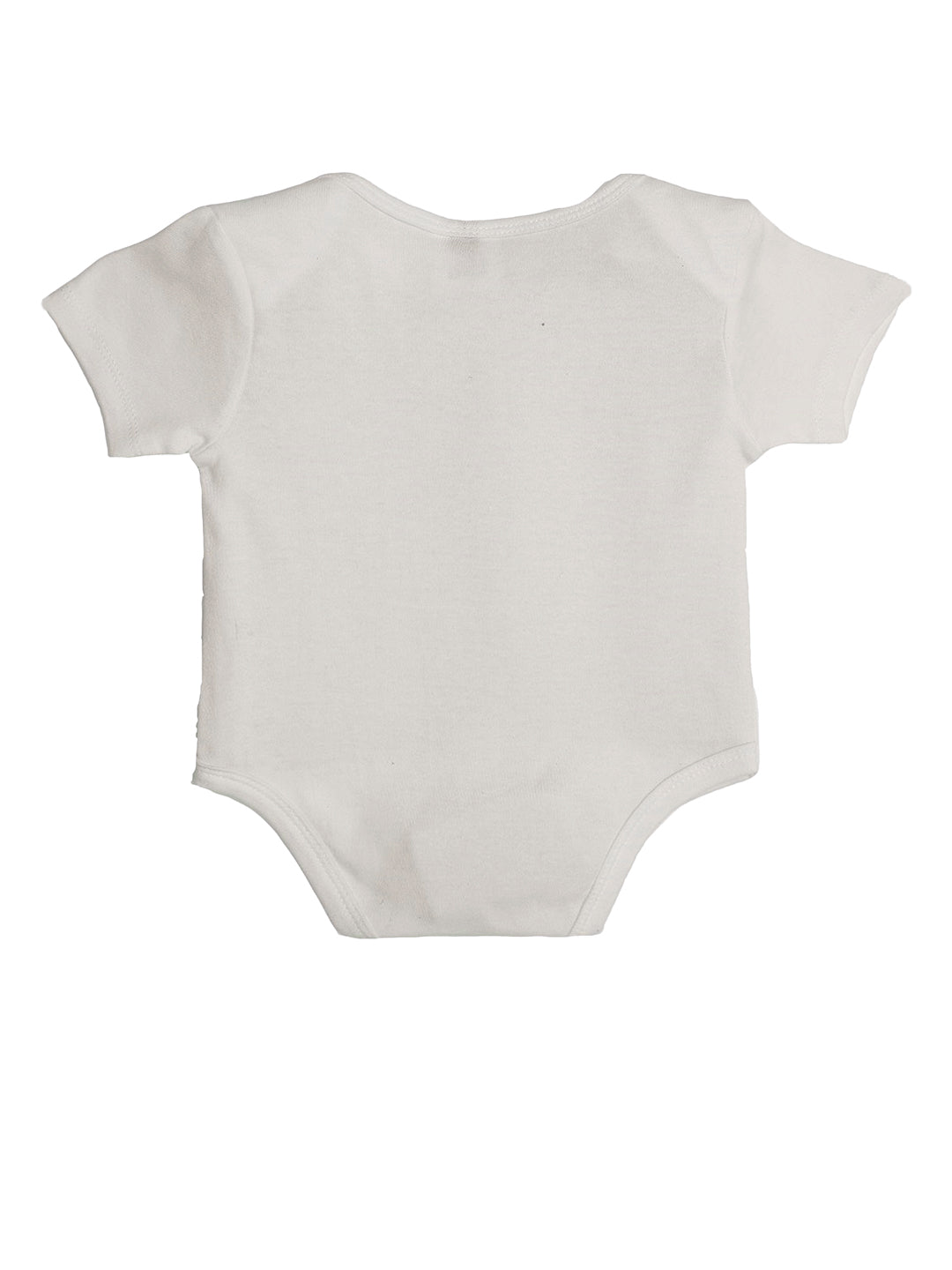 TINY MINY MEE COTTON 1ST BIRTHDAY WITH MOUSTACHE BODYSUIT-WHITE