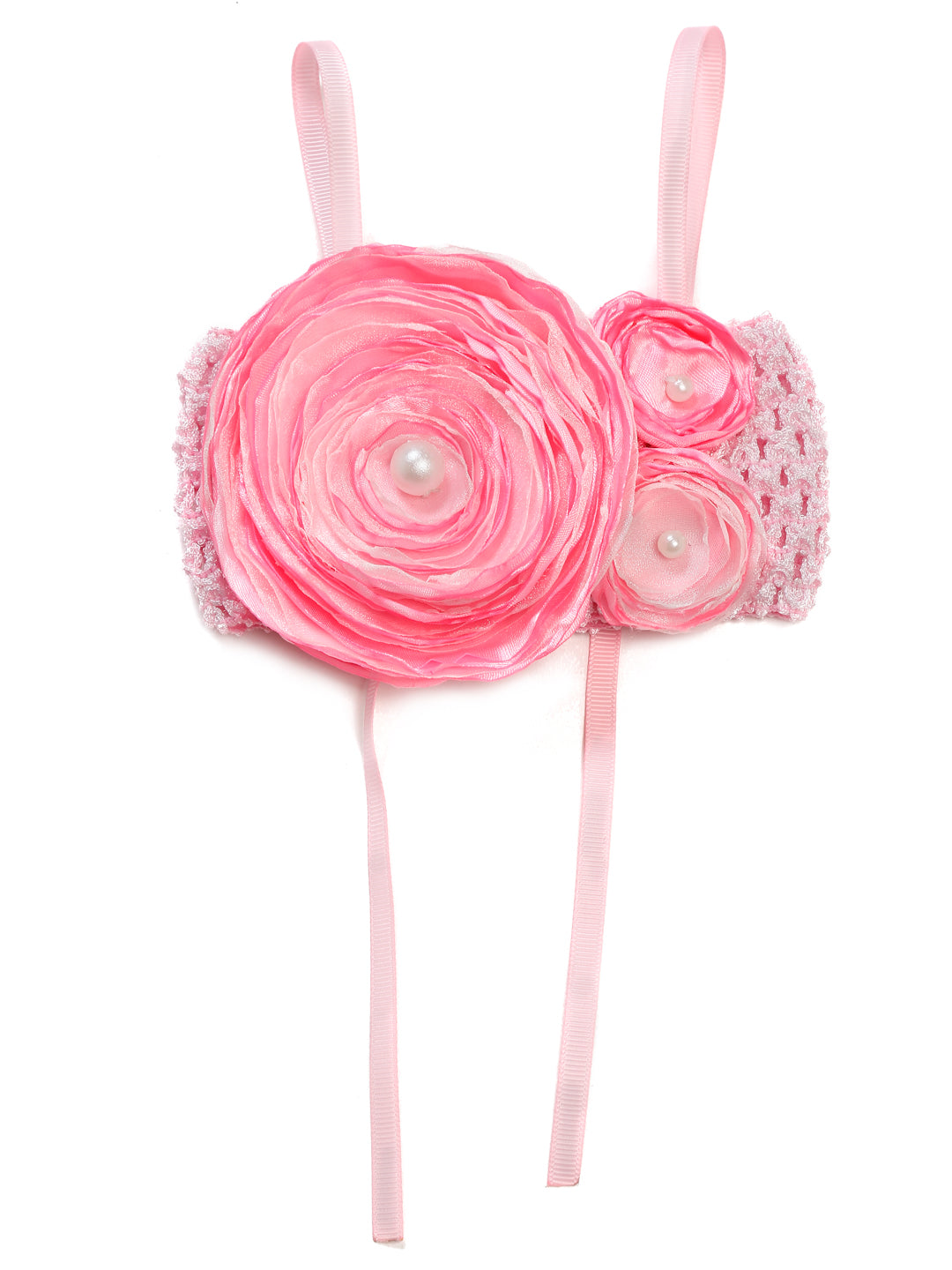 TINY MINY MEE PINK RUSH FLORAL TUTU SET-PINK