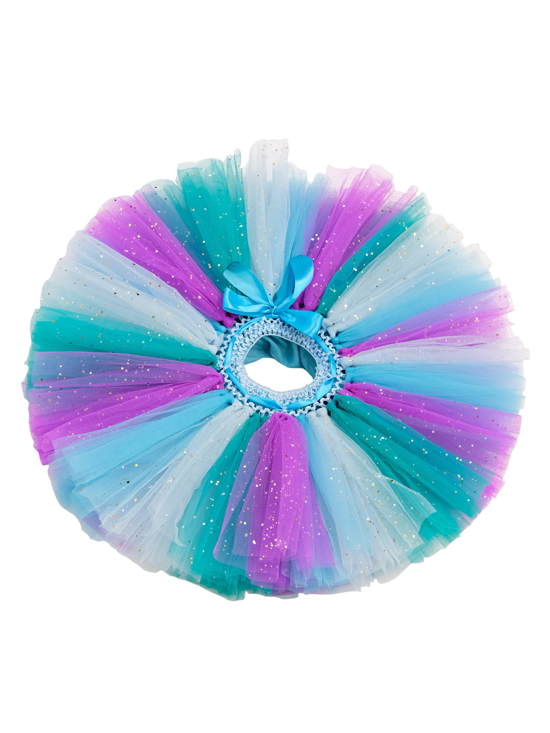 TINY MINY MEE MERMAIDE SEA FLORAL TUTU SET - MULTICOLOR