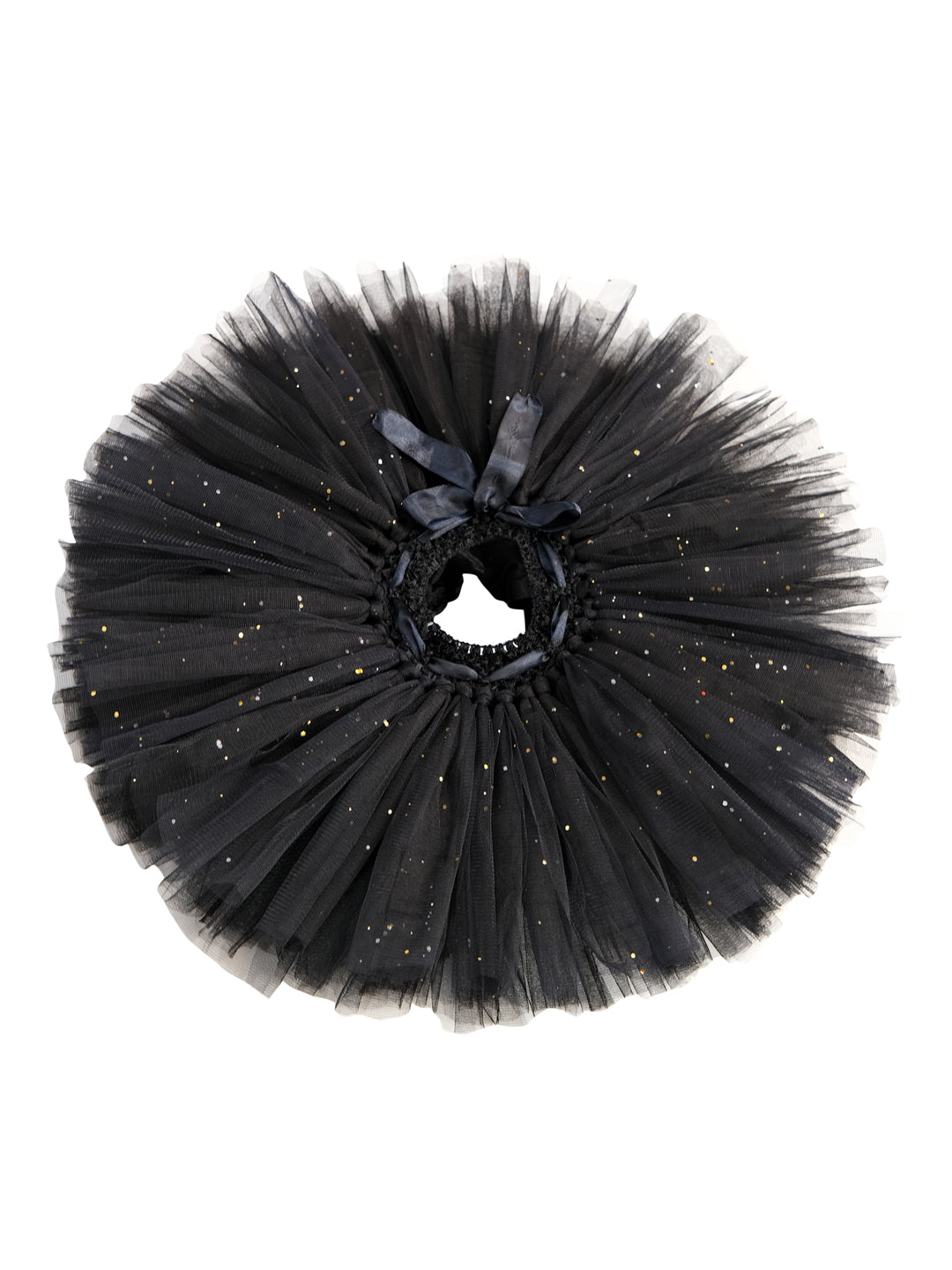 TINY MINY MEE BLACK GOLD FLORAL TUTU SET- BLACK&GOLD